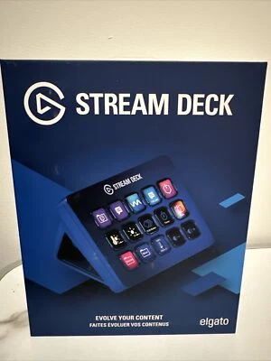 BRAND NEW! Elgato Stream Deck 15 LCD Key Mac/Windows Compatible DetachableUSB-C - Image 1 of 4