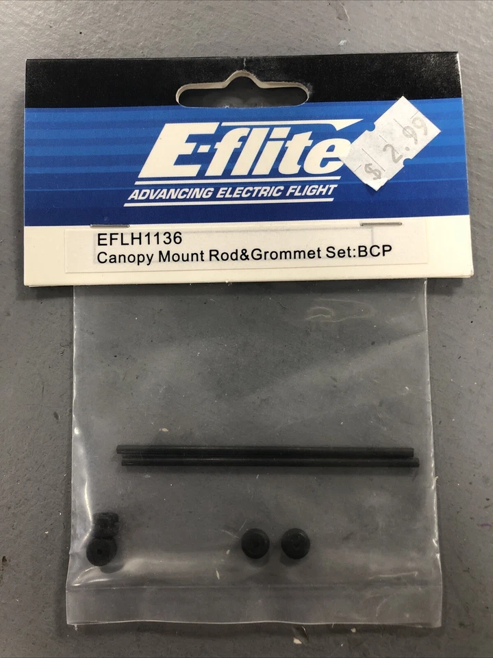 Juego de varilla y ojal de montaje en toldo E-flite EFLH1136 BCP Foto 1 de 2