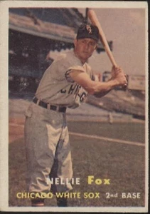 Nellie Fox 1957 Topps #38 Chicago White Sox VG - Picture 1 of 3