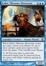 [1x] Kaho, Minamo Historian - Foil - Slight Play, English - Saviors of Kamigawa