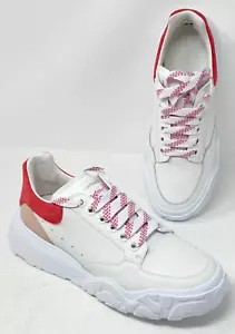 Alexander McQueen Court Larry Oversized Nappa Platform Trainer Sneaker Corsage - Picture 1 of 22