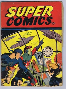 Super Comics V2 #5 F.E. Howard Pub 1944 CANADIAN EDITION Early Archie Appearance - Picture 1 of 3