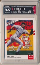 2021 Topps X Sports Illustrated White Red Stripes Derek Jeter /70 HGA 9.5