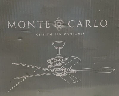Monte Carlo Fans 5PPR54RZW Piper 54 inch Rubberized White Ceiling Fan - Image 1 of 2