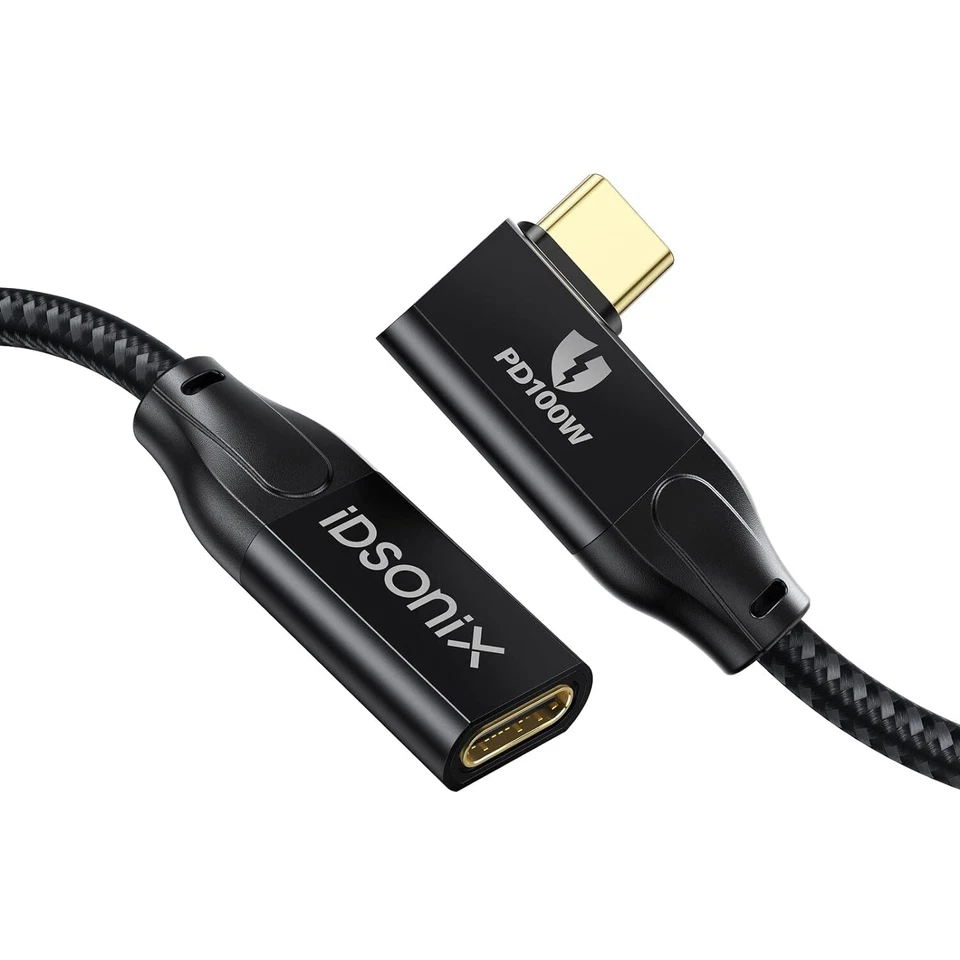 iDsonix Thunderbolt 4 Kabel 40 Gbit/s PD 100W USB C Stecker 8K@60HZ Displays 2m