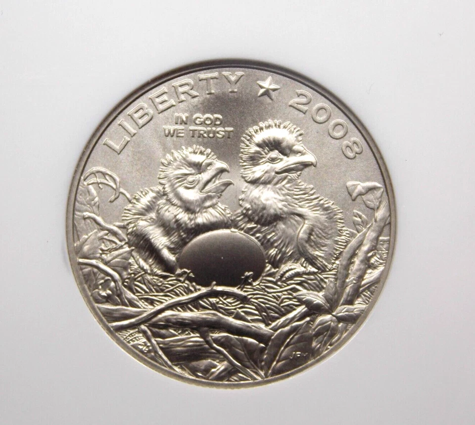 2008 "S" Commemorative *BALD EAGLE* Half Dollar 50c NGC MS70 #261 ECC&C, Inc. - Image 1 of 4