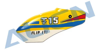 Align Trex T15 Painted Canopy -Yellow  HC1522 - Image 1 of 3