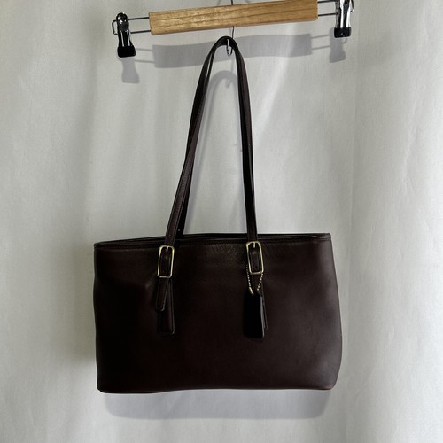 Borsa a tracolla Coach vintage in pelle marrone #M1D 9813 USA