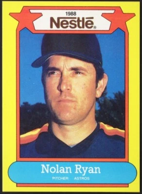 1988 Nestle Dream Team #43 Nolan Ryan Astros, Hall of Fame! - Image 1 of 2