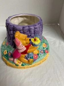 Telaflora Winnie the Pooh Piglet & Eeyore Planter Welcome Little Friend Spring - Picture 1 of 8