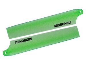 Microheli Reflective Plastic Main Blade 85mm (GREEN) - BLADE NANO CPX/CPS/S2/S3