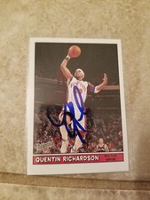 Signed Quentin Richardson autographed Basketball Card 2005 Topps Bazooka #53