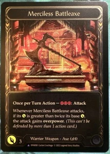 Flesh and Blood Merciless Battleaxe (Marvel) Dynasty DYN068 Cold Foil Majestic - Picture 1 of 2