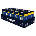 20x Varta Batteries 6LR61 9V Alkaline Industrial PRO Super Efficient Block 6LR21