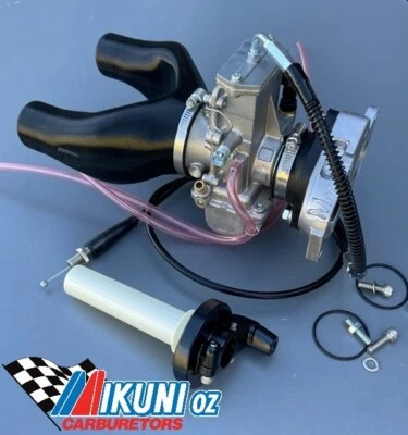 Yamaha Kick Start TT XT600 Mikuni TM38 Flatslide Single Carb Conversion Kit - Bild 1 von 4