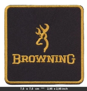 BROWNING Aufnäher Patches Bügelbild Waffen Schützensport Pistolen USA v1 - Bild 1 von 1