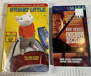 Stuart Little (Clamshell) & Executive Decision VHS Sealed - Bild 1 von 3
