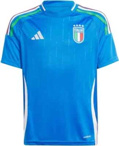 BNWT Euro 2024 Italy Adidas Home Jersey Blue Size M KIDS (147-152 cm) - Picture 1 of 5