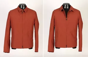 Loro Piana Cotton / Silk / Suede Jacket - Orange - M - $3295 Retail - Picture 1 of 23