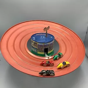 Schylling SPEEDWAY Auto Racer Tin Windup Race Track Caja Original 2001, Probado - Imagen 1 de 8