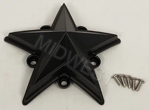 1 New KMC XD Series Matte Black XD775 Replacement Star w Screws XDSTAR-BK - Picture 1 of 2