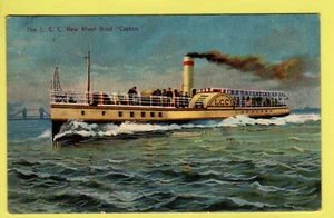 London - LCC New River Boat Caxton - E. S. London Postcard - 1906 - Picture 1 of 2