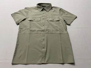The North Face Mens Sniktau Fishing Hiking Snap Shirt Short Sleeve NWT Sz S $79 - Picture 1 of 9