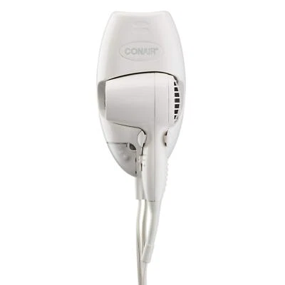 	Conair Wall-Mount Hair Dryer 1600W Hair Dryer with LED Night Light Wall Mount	 - Image 1 of 4