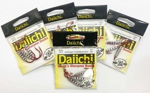 Daiichi Weighted Butt Dragger Hooks 4/0 D67Z Five 3 Packs - Picture 1 of 2