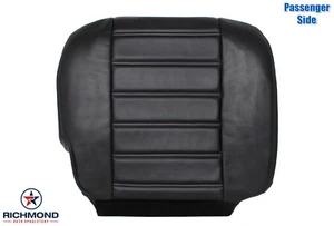 Hummer H2 2003-2007 SUV SUT - cubierta de asiento de cuero inferior lateral para pasajeros negra - Imagen 1 de 12