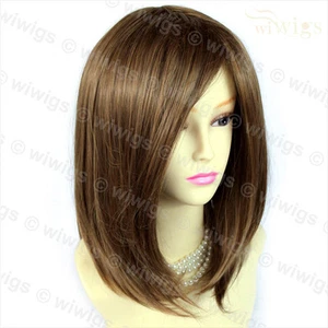 Wiwigs Faceframed Medium Bob Dark Brown & Blonde Mix Ladies Wig - Picture 1 of 4