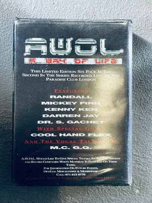 AWOL live in London 1994 - Limited Edition 6 Tape Pack - Very rare - Image 1 of 2