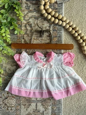 Vestido bebé vintage algodón caramelo guinga 6M Foto 1 de 4