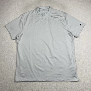 Nike Tiger Woods Shirt Men XL Blue Striped Dri Fit Vapor Mock Neck Performance - Picture 1 of 7