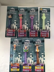 2025 Disney Parks Pez  Dispensers Set Of 7 -Figment Hatbox Cinderella & More NEW - Picture 1 of 7