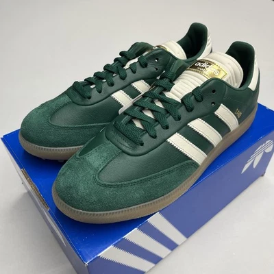 Новый adidas Samba туфли для гольфа университетский зеленый/off белый/жвачка JP8652 мужчин размер США 10,5 - Изображение 1 из 4