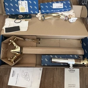 Grifo de bañera Grohe 2 manijas clásico, juego central sin usar se vende como no está completo - Imagen 1 de 21