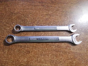 2 Craftsman Metric (10 mm & 13 mm) Open / Closed wrenches EXC! - Bild 1 von 2