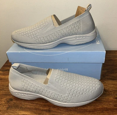 Женские кроссовки Easy Spirit TECH2 светло-серые размер 12 М удобная обувь для ходьбы - Изображение 1 из 4