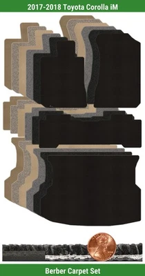 Juego de alfombrillas bereber personalizadas para Toyota Corolla iM 2017-2018 (4 piezas) #10 MP Foto 1 de 4