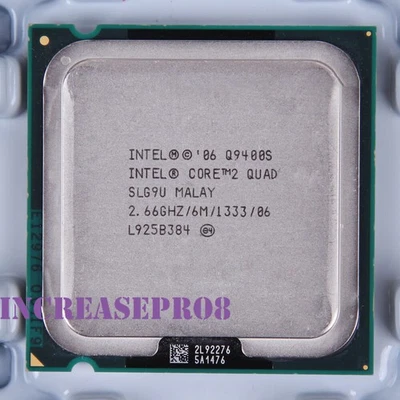 Intel Core 2 Quad Q9400S Processor 2.66 GHz SLG9U LGA 775/Socket T CPU 65W - Image 1 of 4