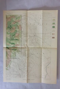 1890er Karte South Dakota Black Hills Hermosa Viereck Holz Custer USA Vermessung - Bild 1 von 16