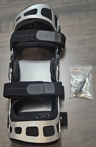 ISO Preferred Large Left OA Dual Upright Hinge ROM Knee Brace - Picture 1 of 8