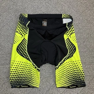 Sportneer Padded Fahrrad Bikeshorts Herren Größe XL schwarz gelb MTB - Bild 1 von 10