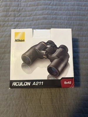 Nikon Aculon A211 8X42 Rubber Armored,Black.Multilayer-Coated Lenses. - Image 1 of 3