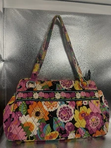 Vera Bradley Schultertasche Va Va Blumendruck 2 Riemen - Bild 1 von 10