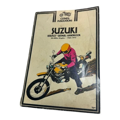 SERVICIO Y REPARACIÓN DE MOTOCICLETAS SUZUKI 50-400cc 1964-1974 publicaciones clymer Foto 1 de 2