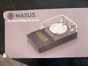 MAXUS Digitale Milligrammwaage 50g/0,001g, kompakte mg Waage mit 20g Kalibrierung - Bild 1 von 3