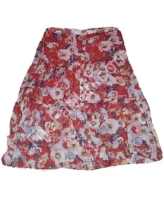 Fourteenth Place Floral Printed Tiered Maxi Skirt Lined Women's Curvy Size 3X - Picture 1 of 4