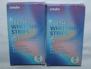 Teeth Whitening Strips for Sensitive Teeth 2 Count ~Total 56 Strips 28 Days - Picture 1 of 5